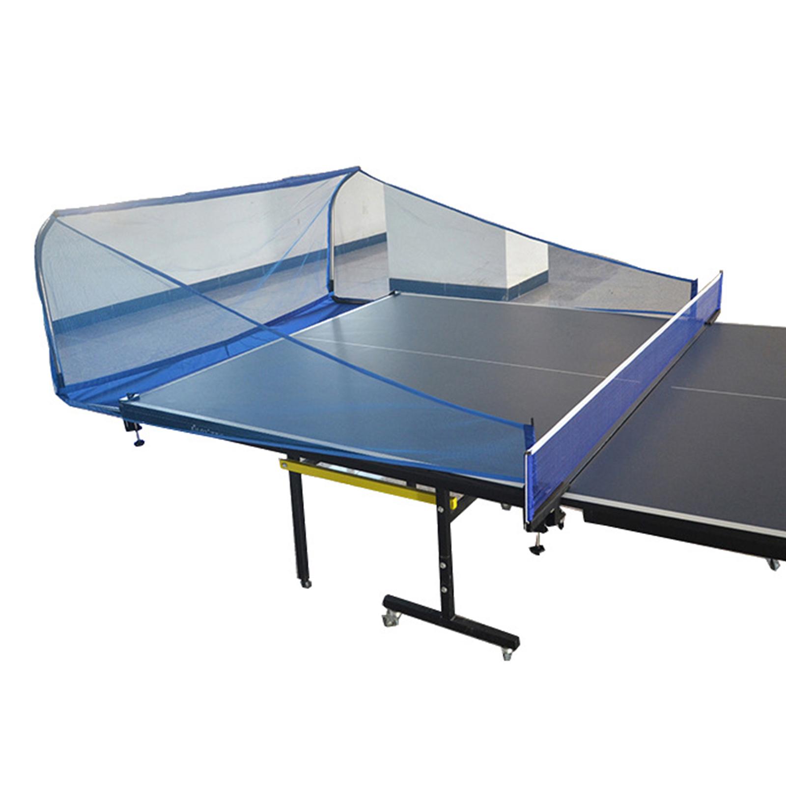 Table Tennis Olympics - ตาข่ายเก็บลูกปิงปอง พกพาสะดวก ทนทาน อุปกรณ์เสริมสำหรับเก็บลูกสีน้ำเงิน สำหรับสโมสรและการฝึกซ้อมที่บ้าน
