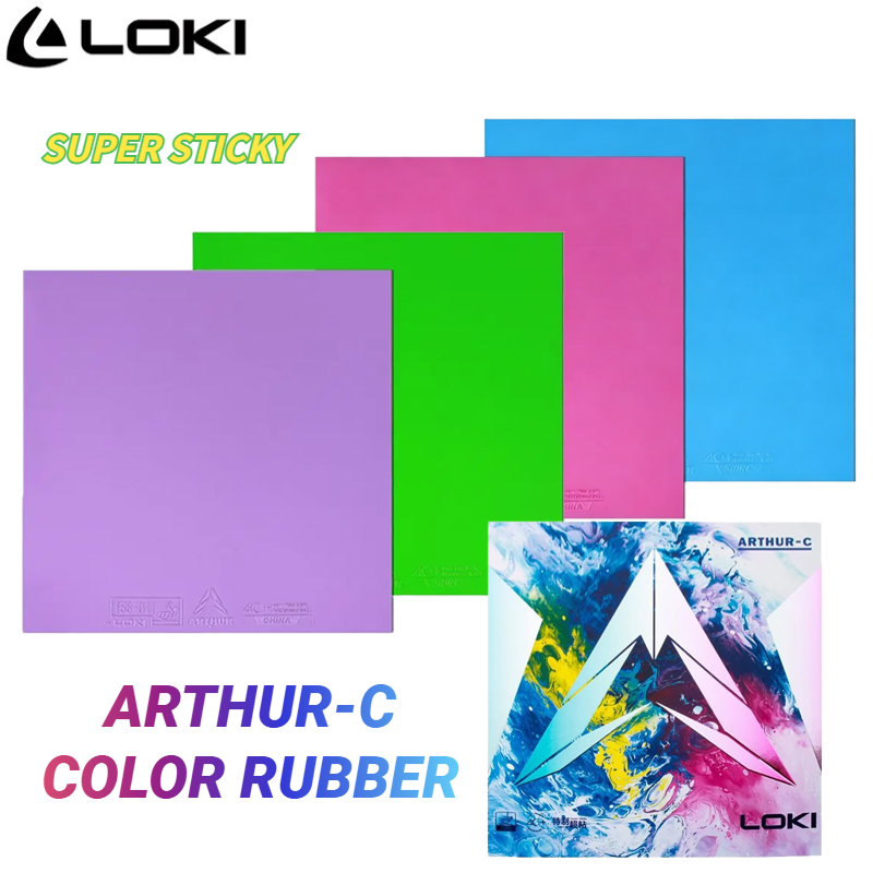 ยางปิงปอง LOKI Arthur-C สีฟ้า  - Table Tennis Loki บทวิจารณ์และราคา