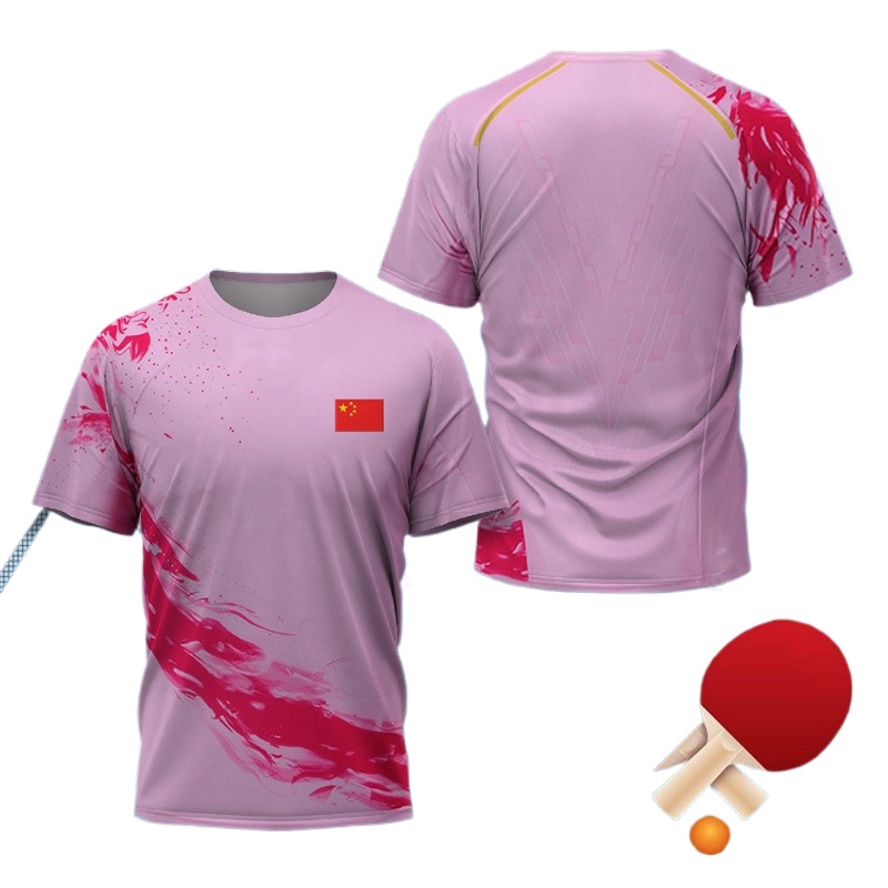 เสื้อยืดลายกราฟิกเทเบิลเทนนิสล - Table Tennis Zhang Jike บทวิจารณ์และราคา